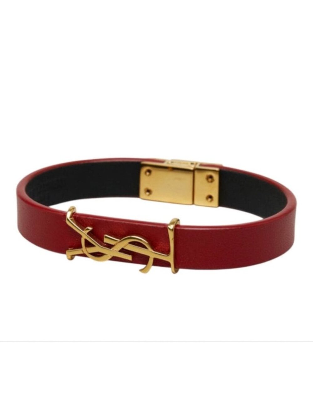 Saint Laurent Cassandra Opium YSL Logo Bracelet
